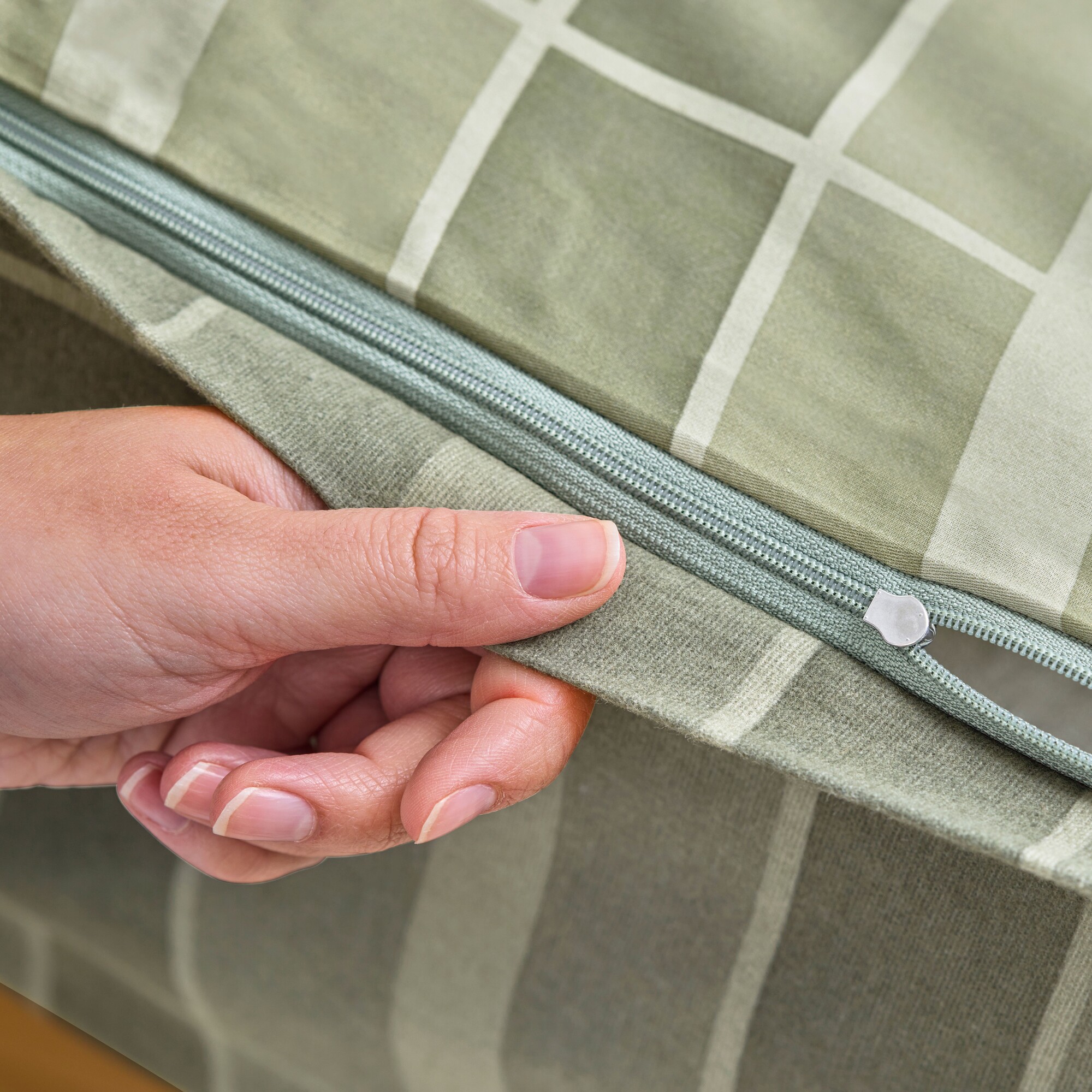 zipper, zip, fabric, green, striped