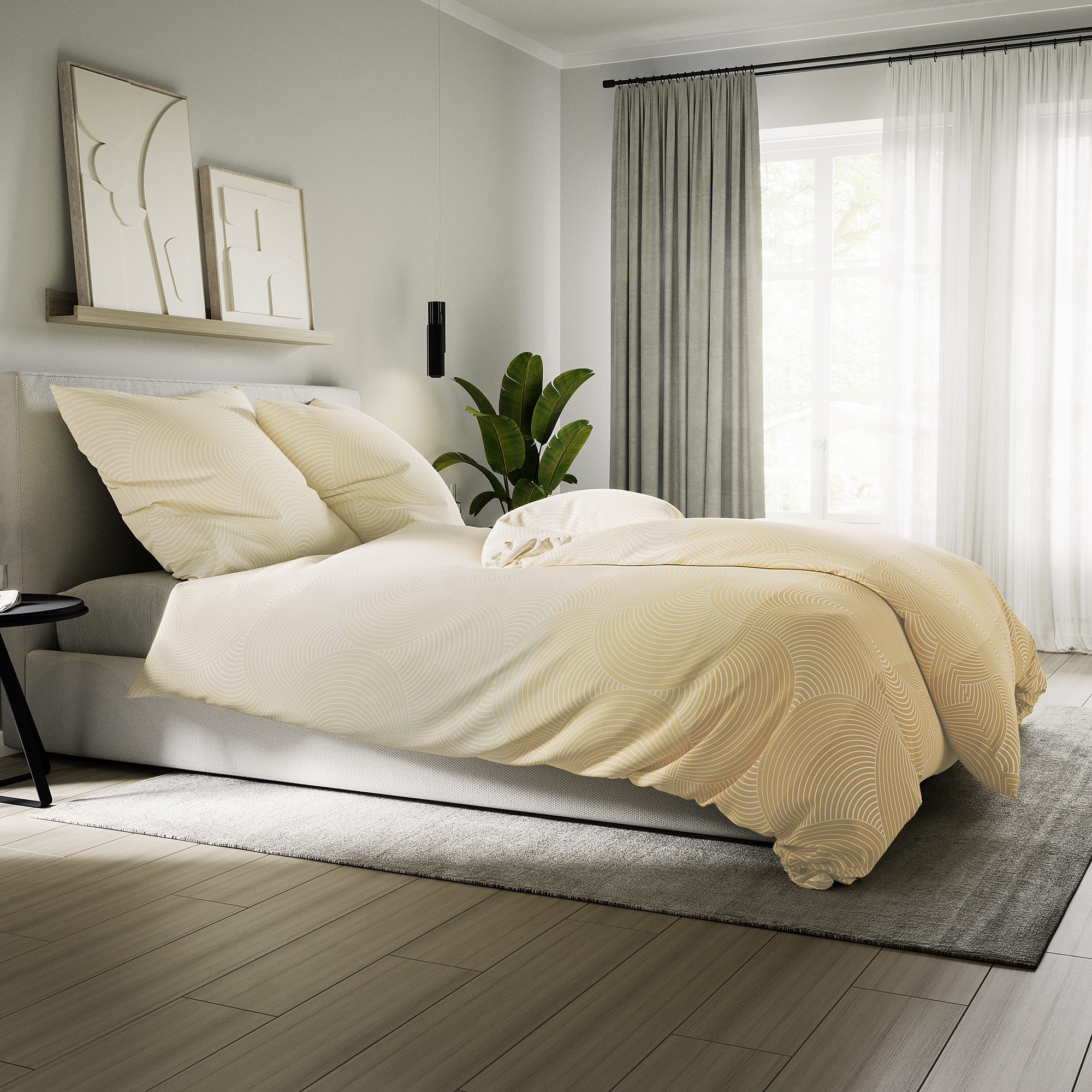 Moebel, Inneneinrichtung, Bett, Teppich, Schlafzimmer