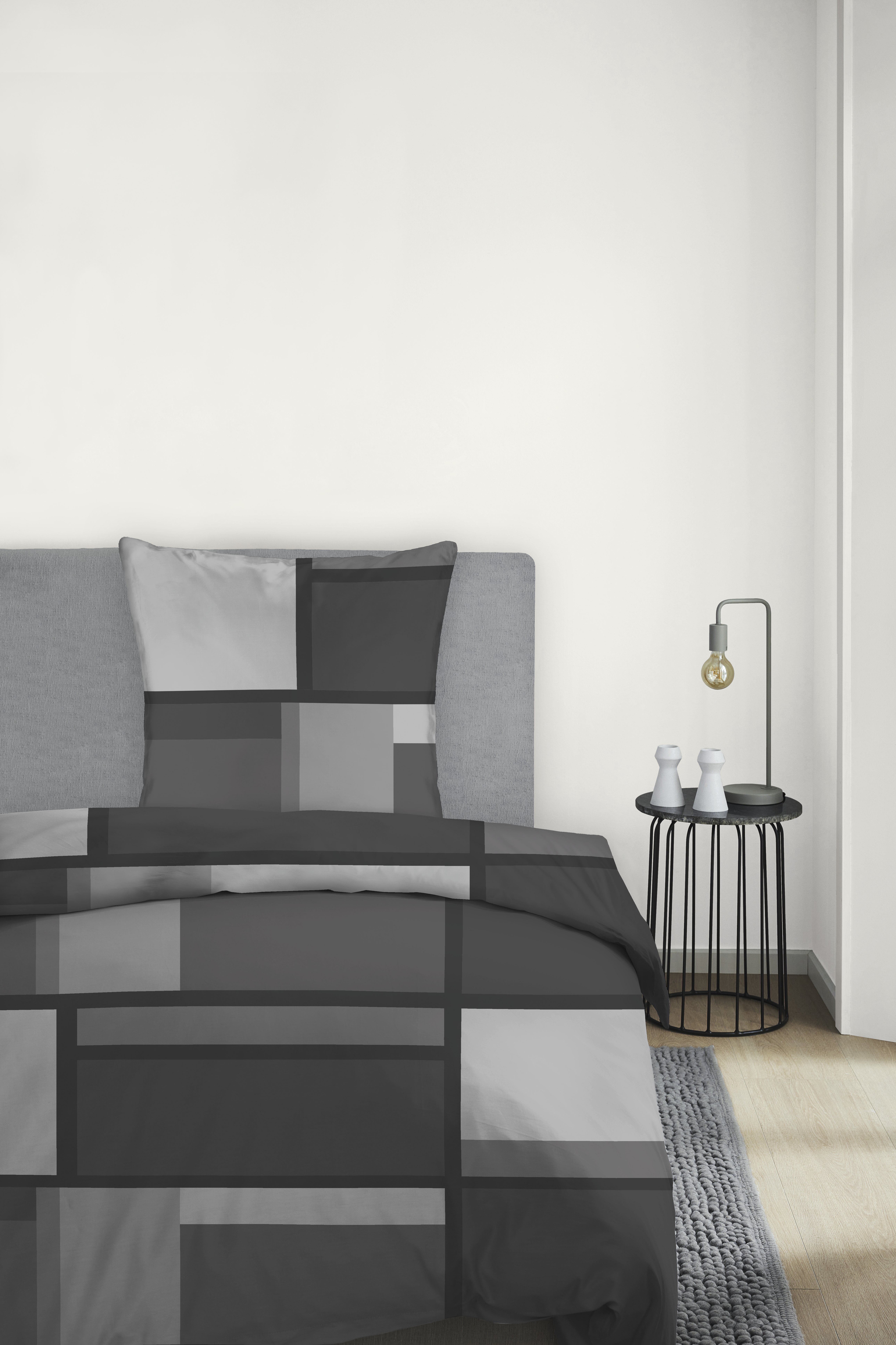 Innenarchitektur, Mobiliar, Bett, Dekoration für Zuhause, Lampe