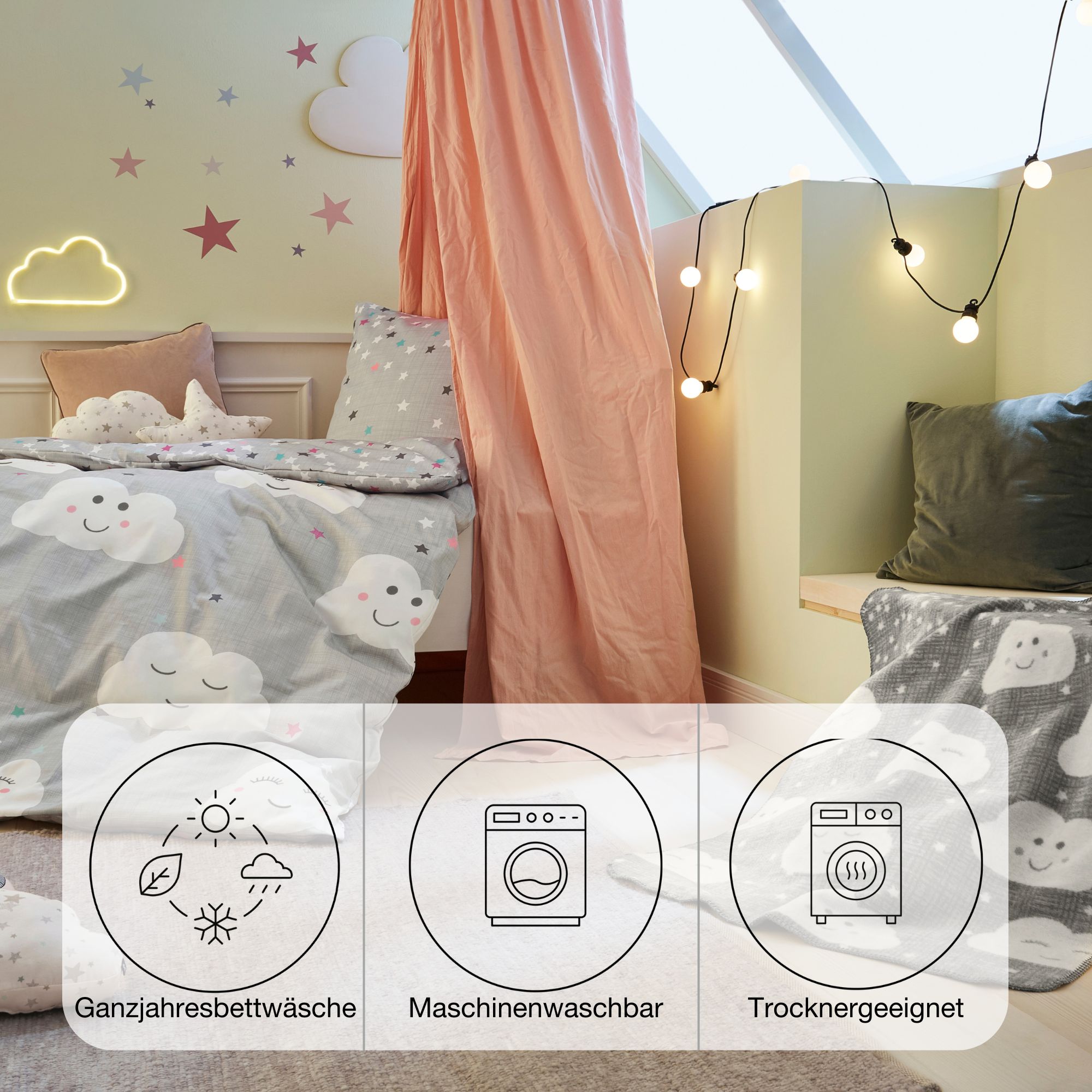 Schlafzimmer, Zimmer im Schlafsaal, Mobiliar, Drinnen, Dekoration für Zuhause