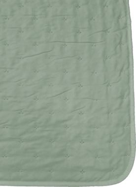 blanket, quilted, mint, solid, corner-rounded