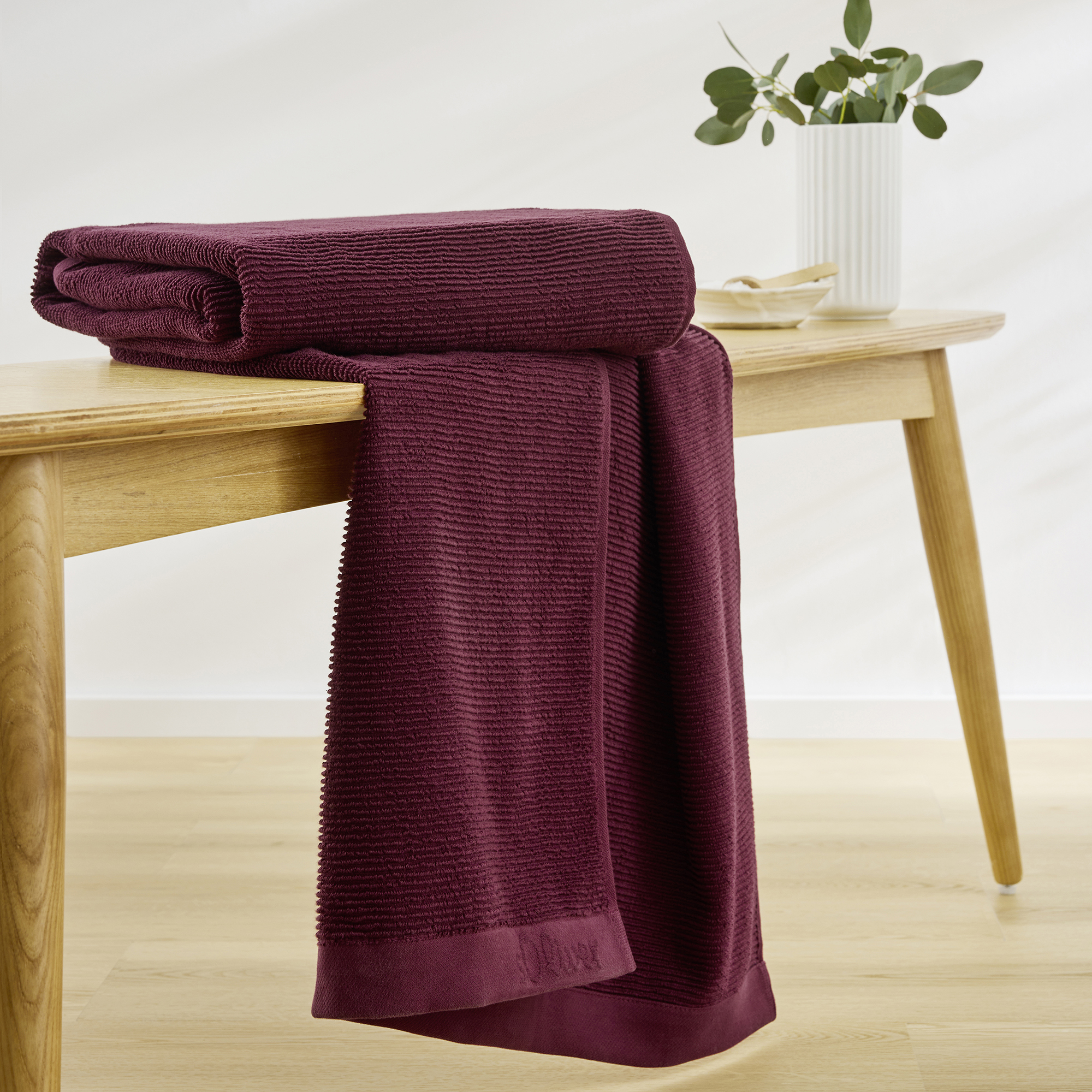 Bath Towel, Towel, Plant