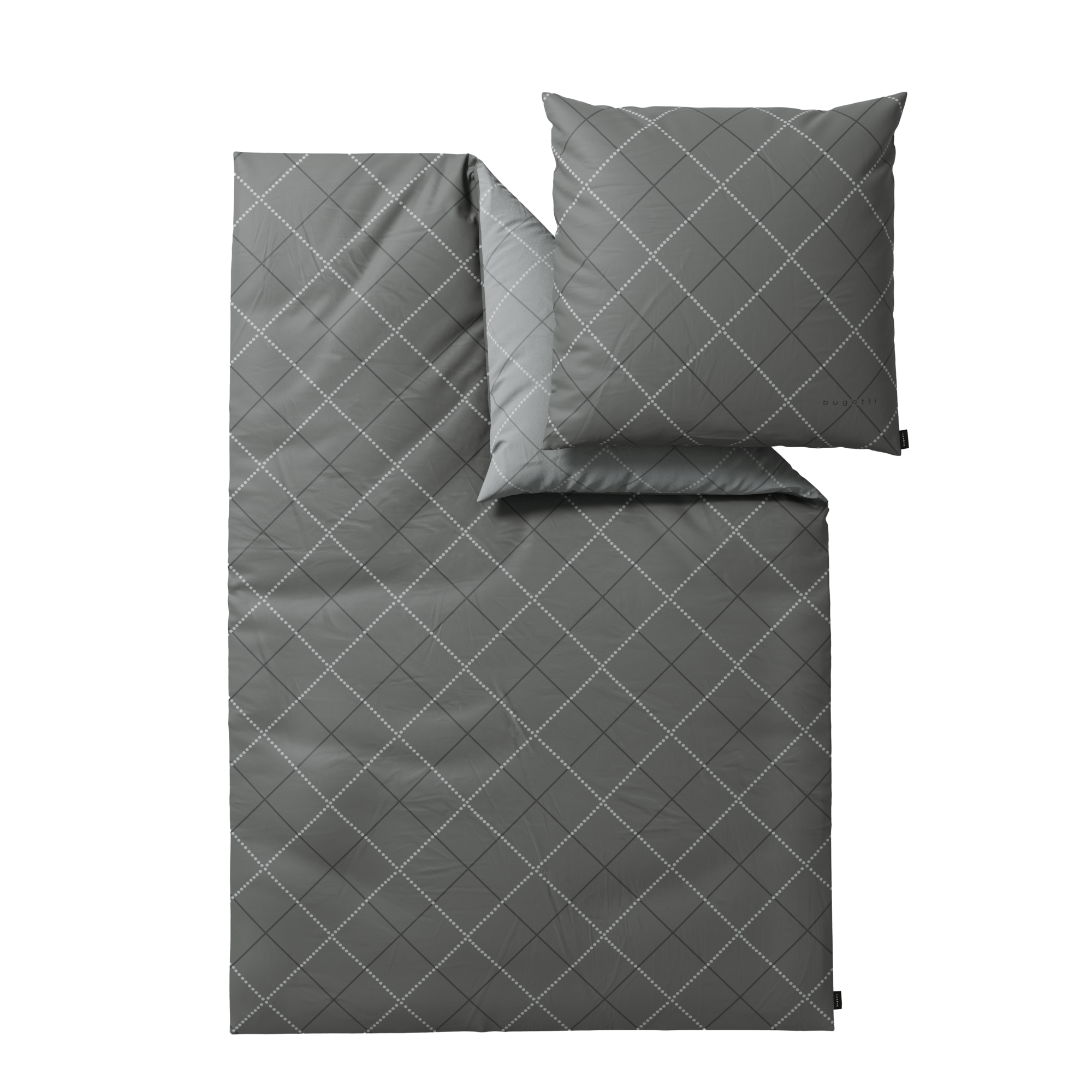 duvet, Bettwäsche, grau, Gittermuster, Kissenbezug, duvetbezug, Bettset, Grau, geometrisches Muster, Kissenbezug