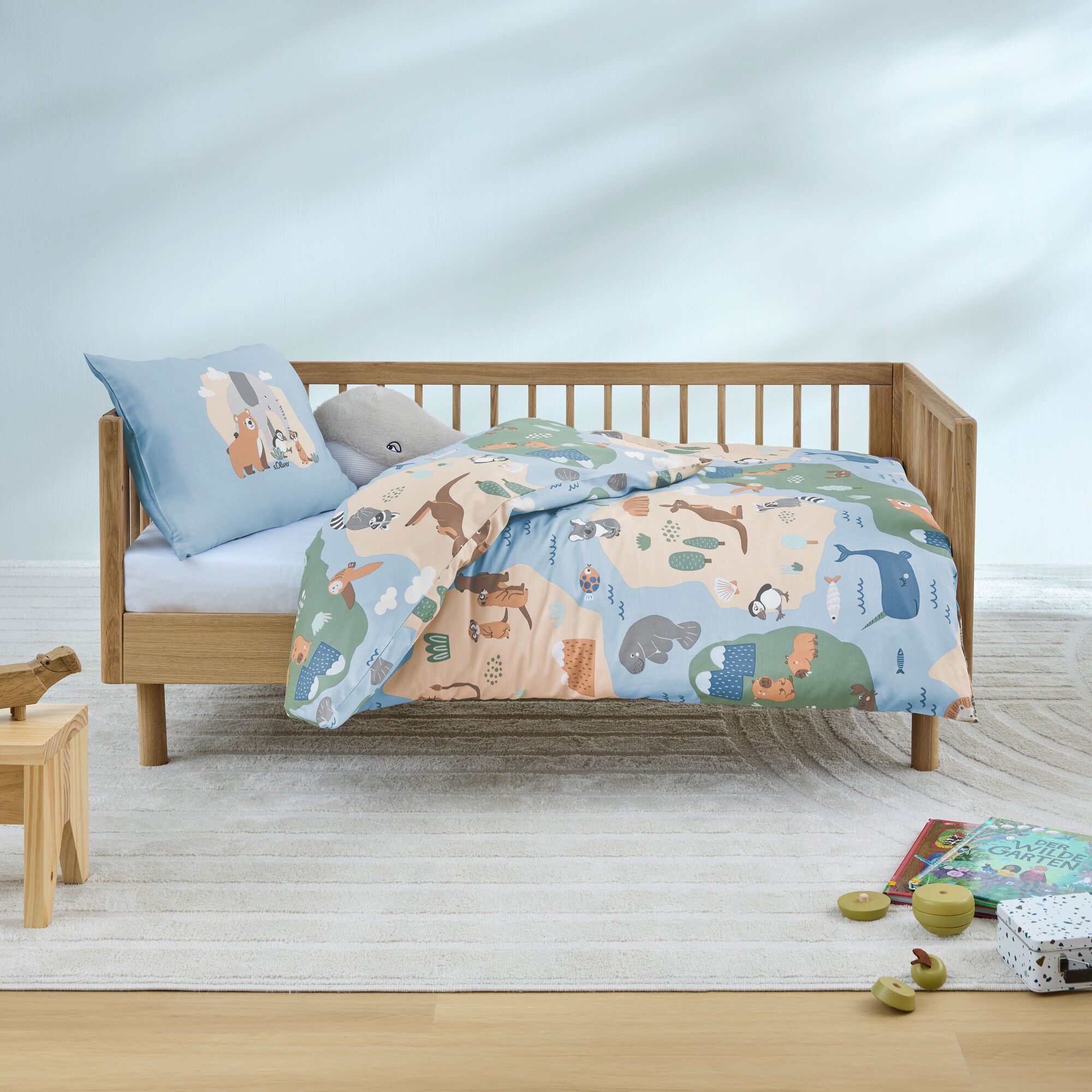 children, dinosaur, animals, toddler bedding, duvet cover set