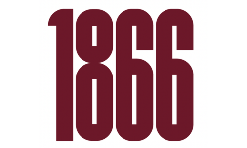 Besteck, Text, Zahlen, 1866, Logo, Bordeaux, Text, zahlen, 1866, grafik, maroon, Zahlen, 1866, große Ziffern, weinrot, Grafik, Zahlen, 1866, Monogramm, Druck, Logo