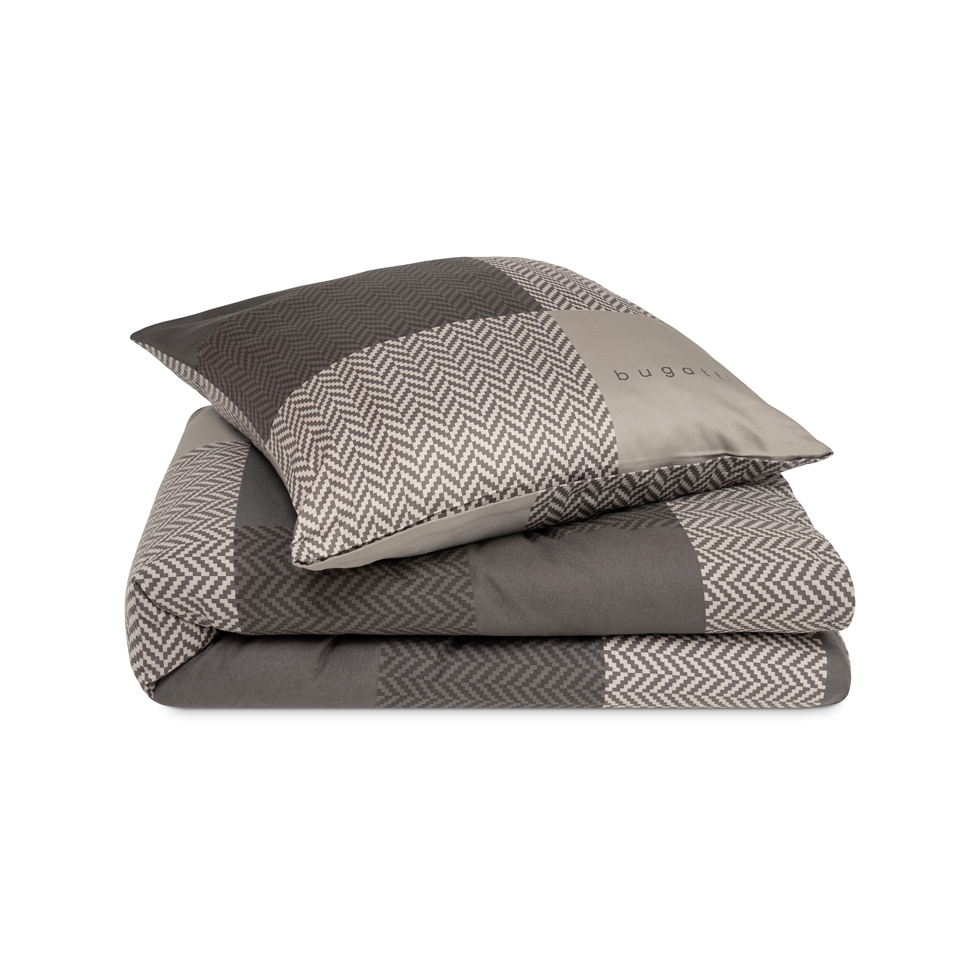 bugatti Satin-Flanell Kombi-Bettwäsche Kissen, Dekoration für Zuhause, Decke, Kopfkissen