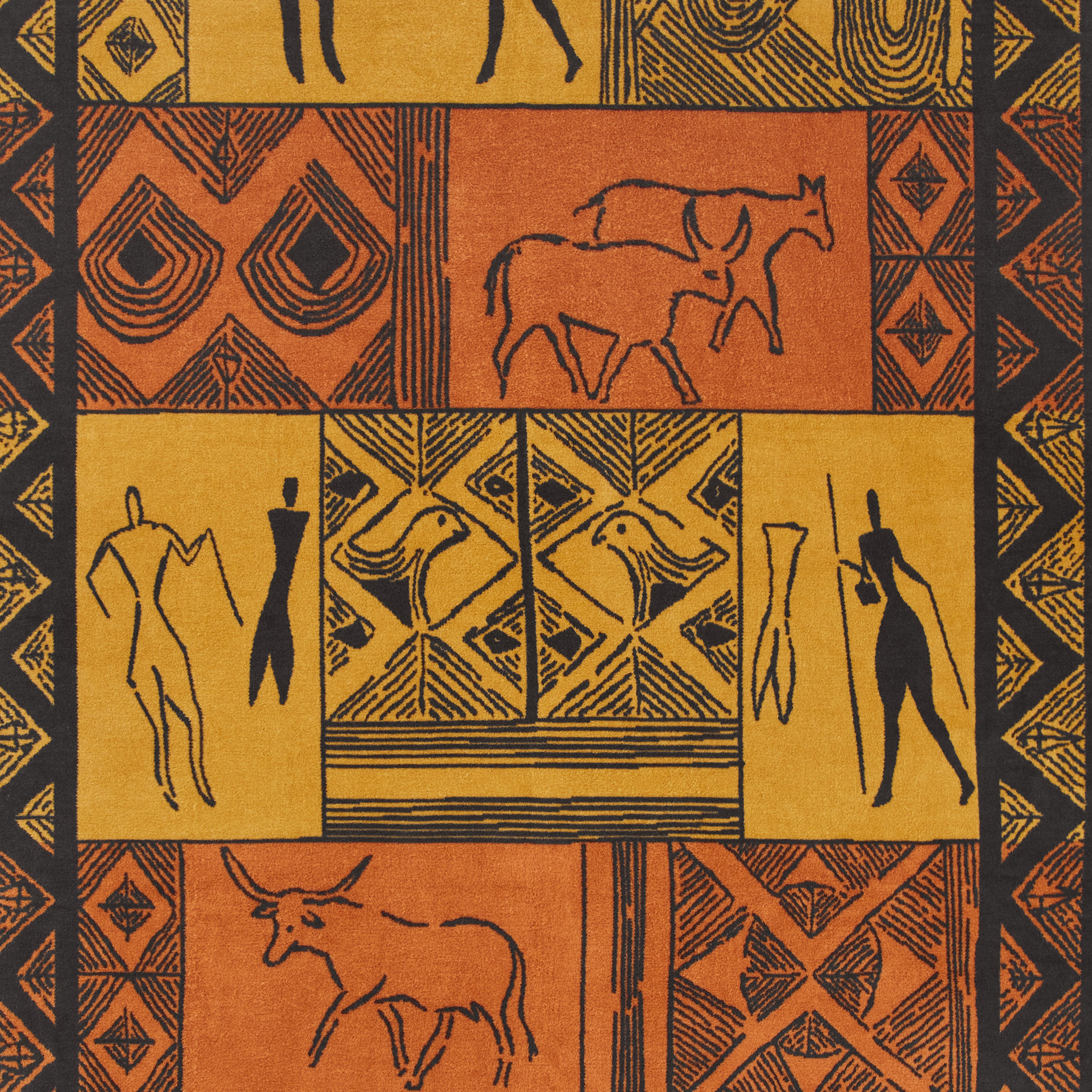 anthrazit/terracotta