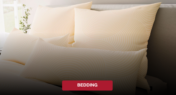 bedding, pillow, pillowcase, beige, patterned