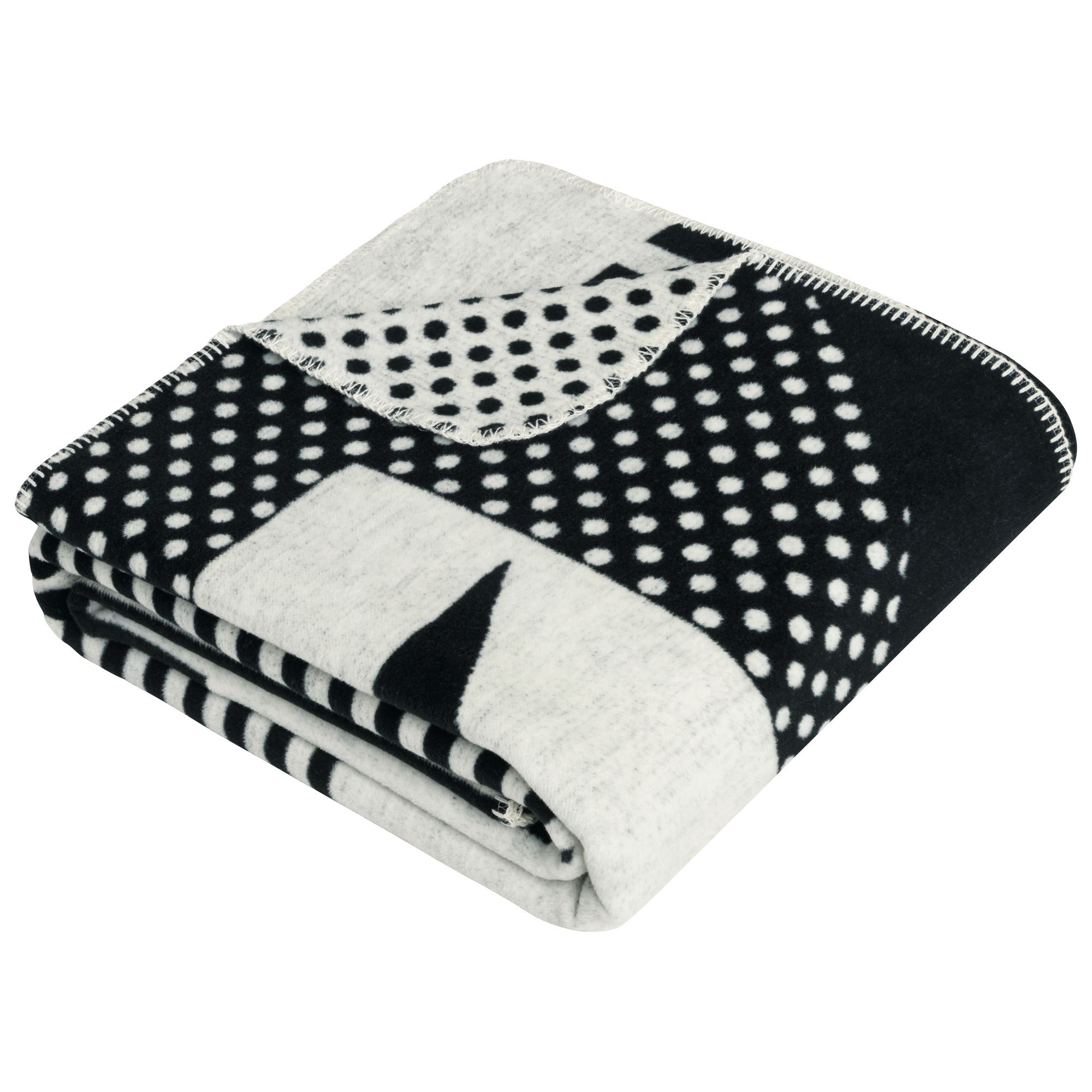 decke, wurf, plaid, polyester, geometrisches Muster