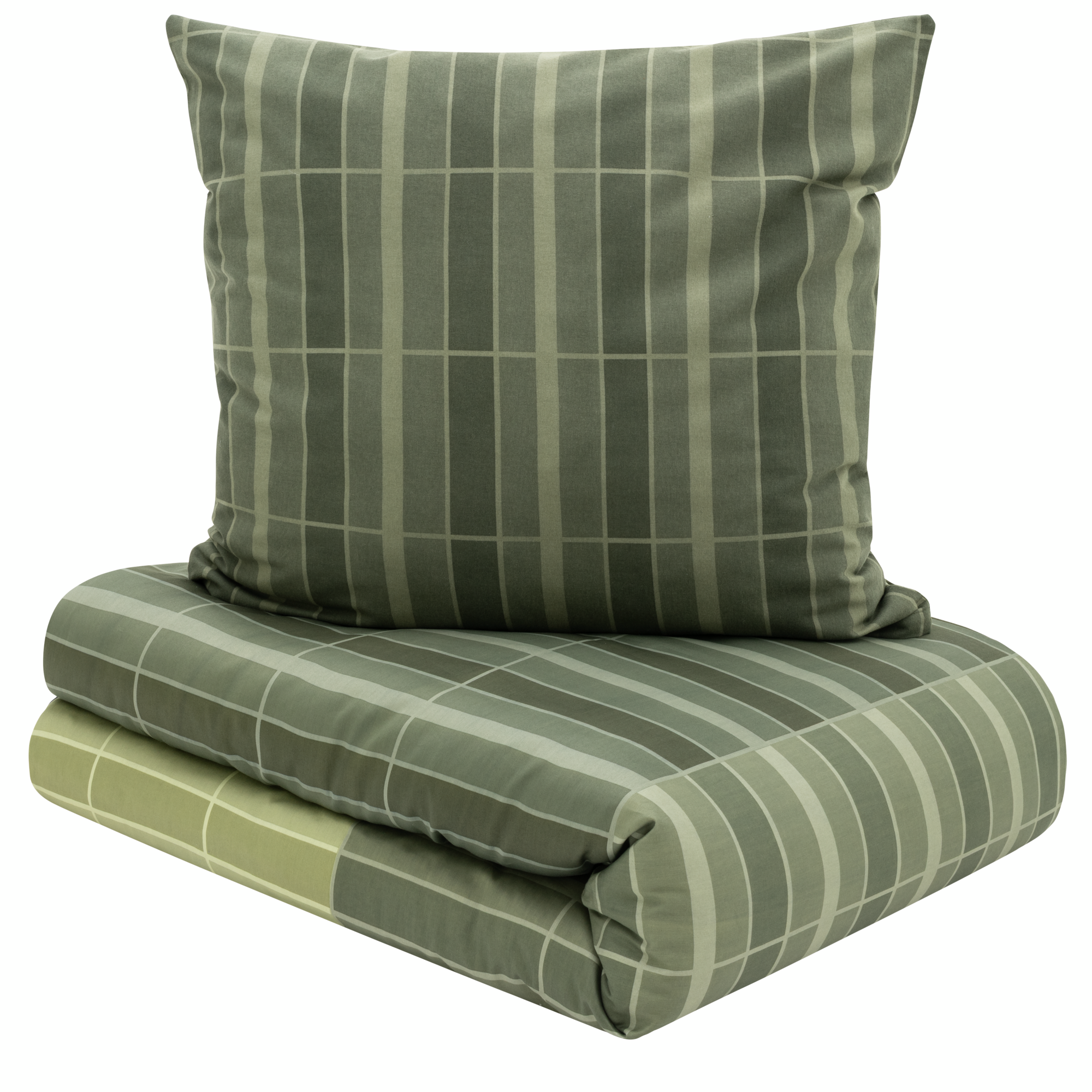 cushion, pillow, green, grid pattern, fabric, folded blanket
