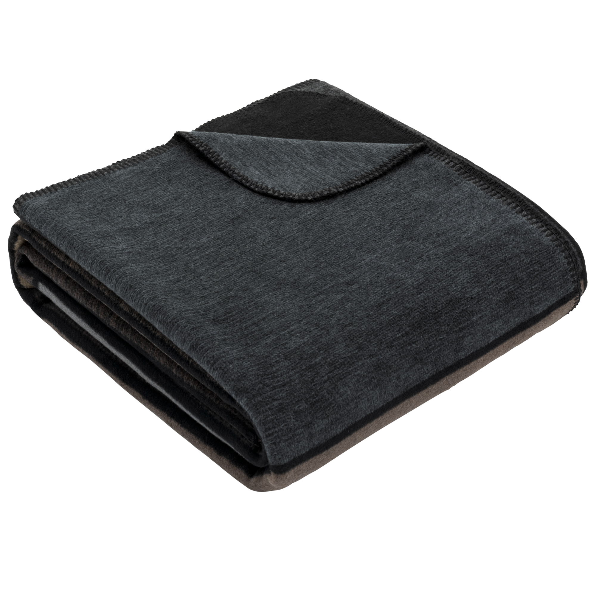 Decke, Fleece, strahlgrau, warm, Stoffdecke
