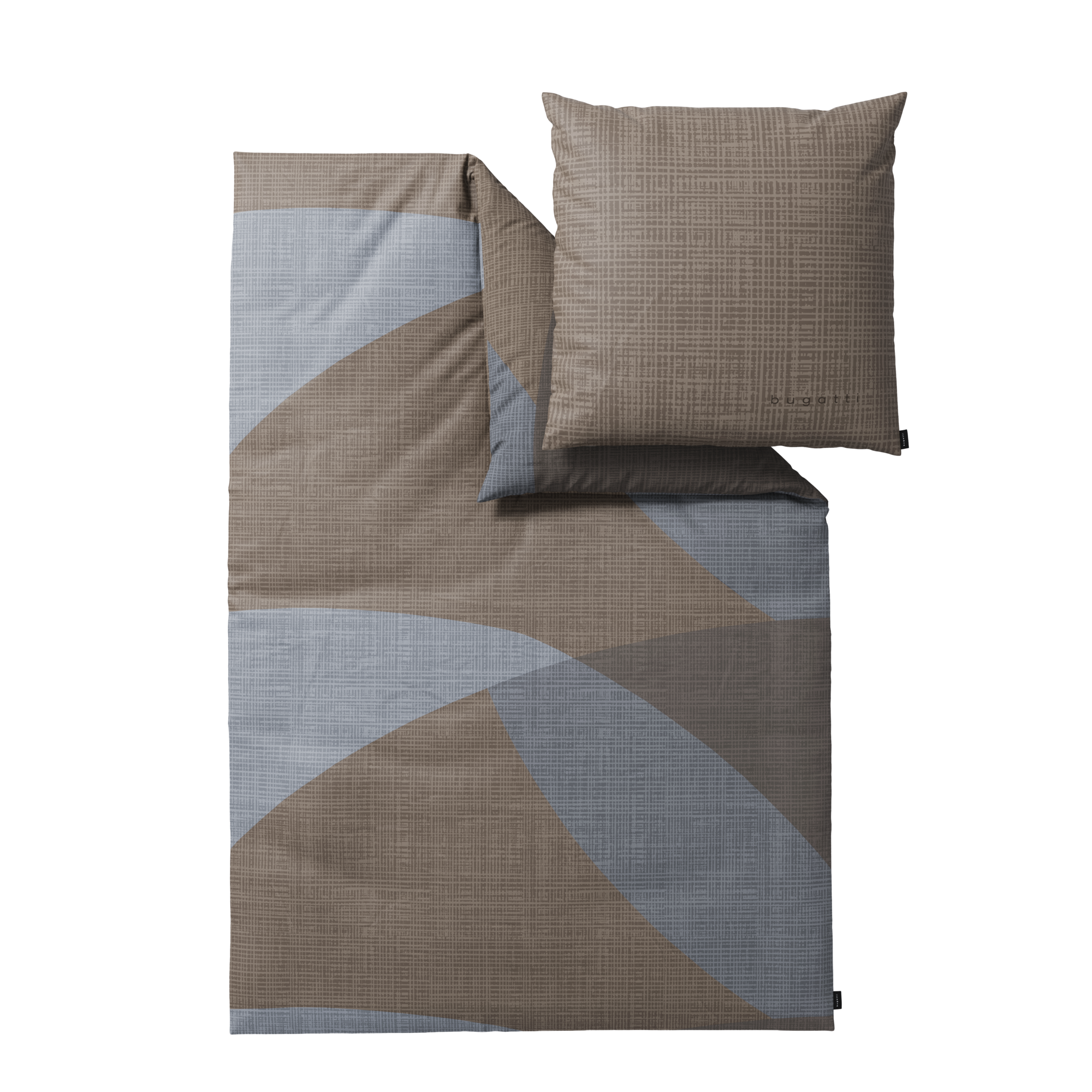 duvet, Bettwäsche, geometrisch, braun, grau, Bettdecke, Bettbezug, Bettwäsche-Set, gemustert, Geometrisch