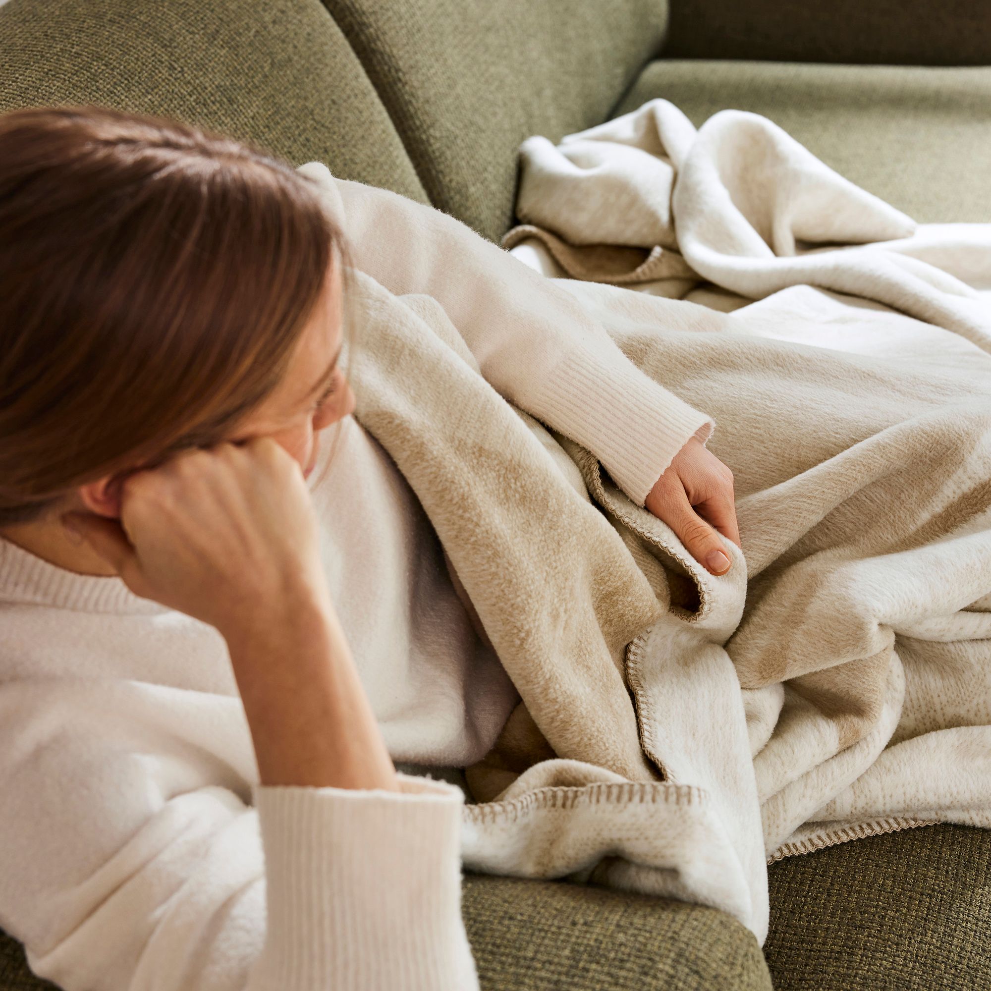 Decke, Erwachsener, Weiblich, Person, Frau