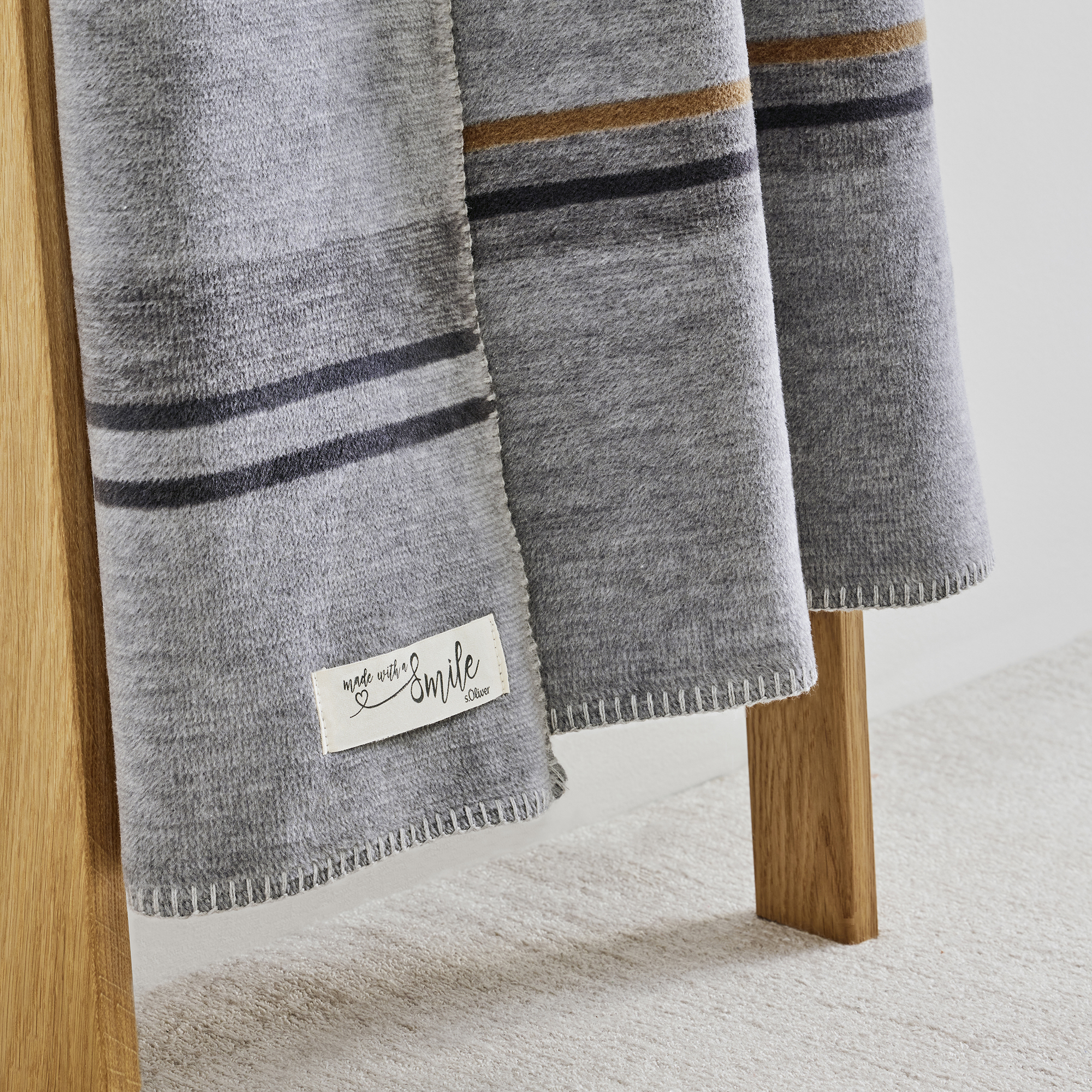 Dekoration für Zuhause, Leinen, Badetuch, Handtuch