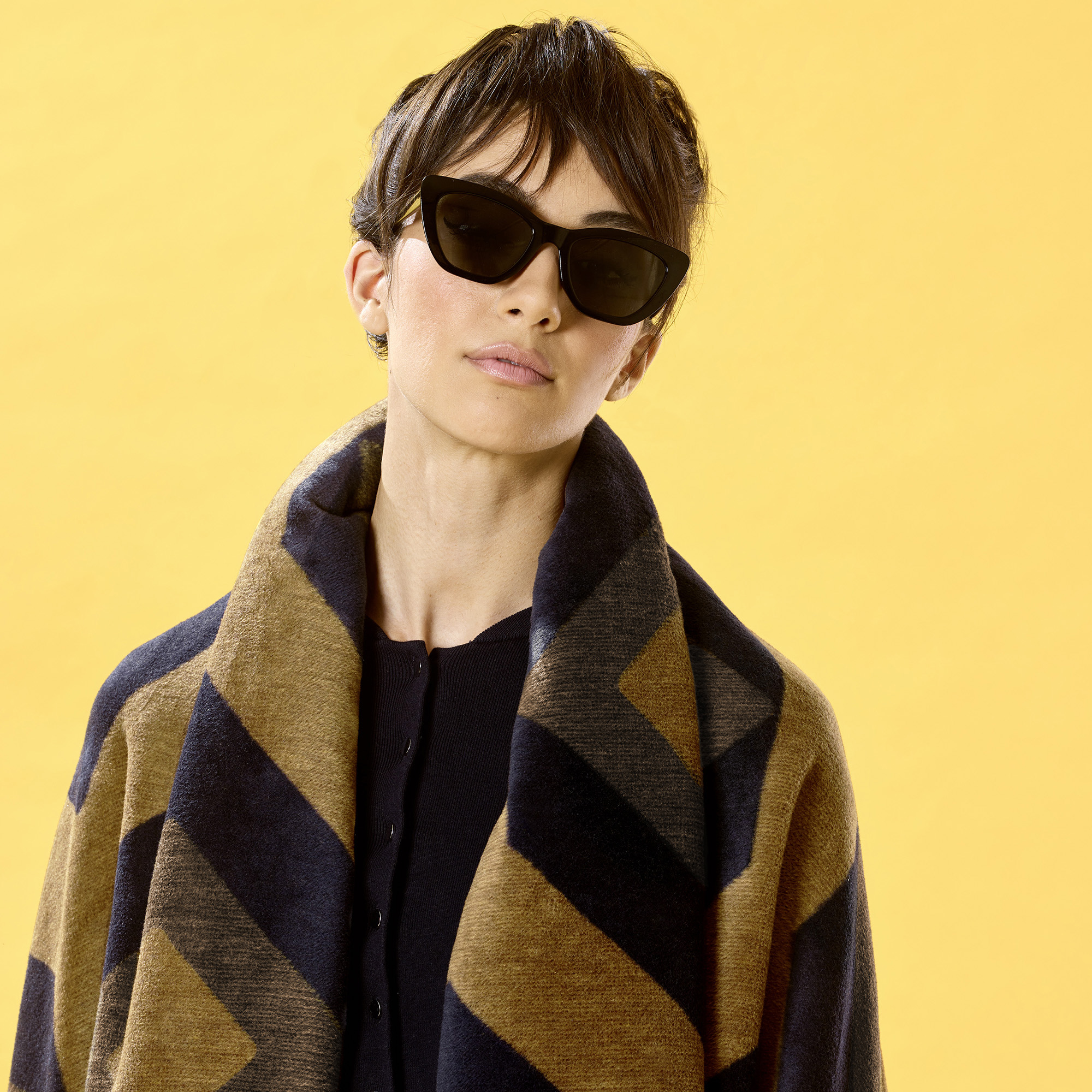 Zubehor, Sonnenbrille, Person, Pullover, Mantel