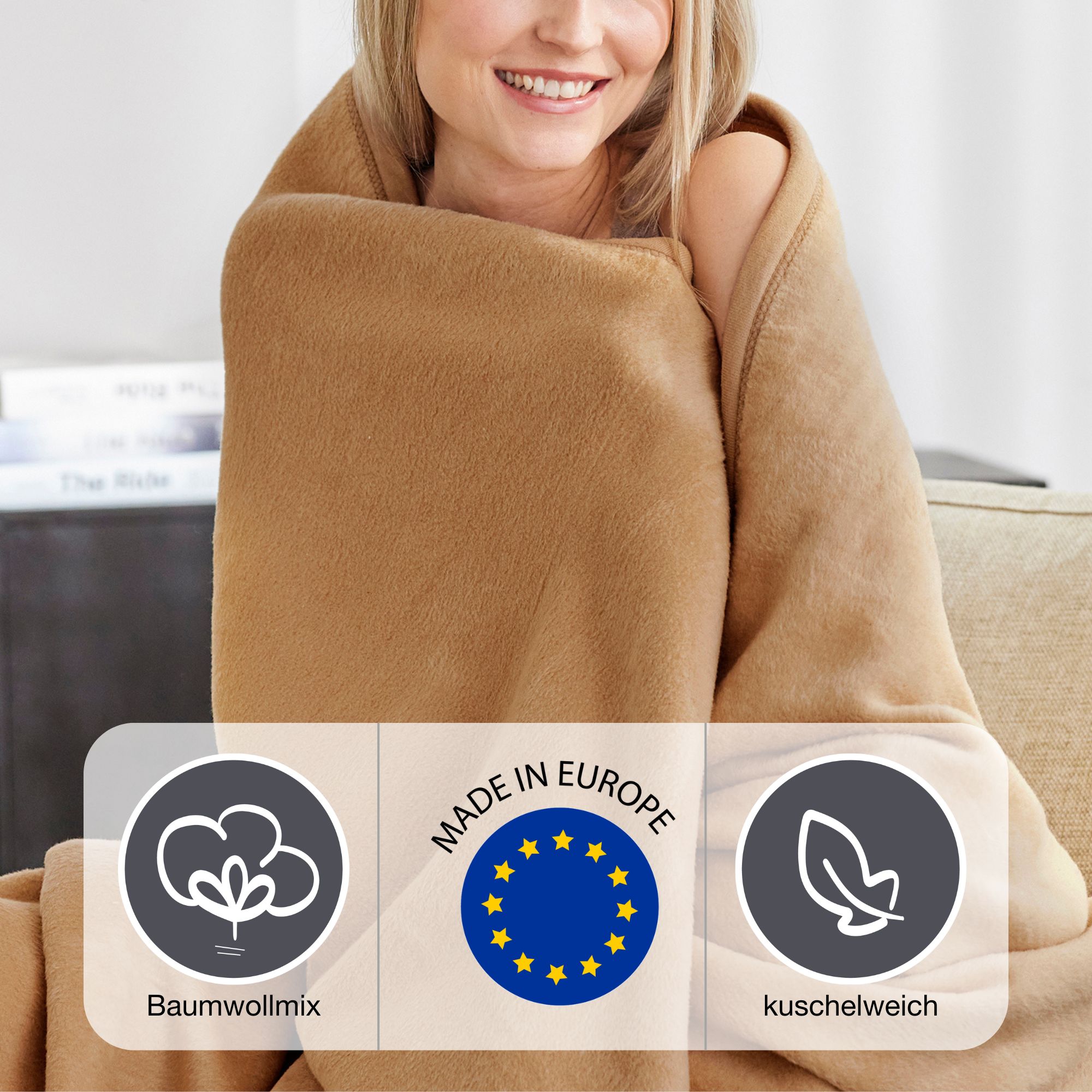 Decke, Kleidung, Fleece