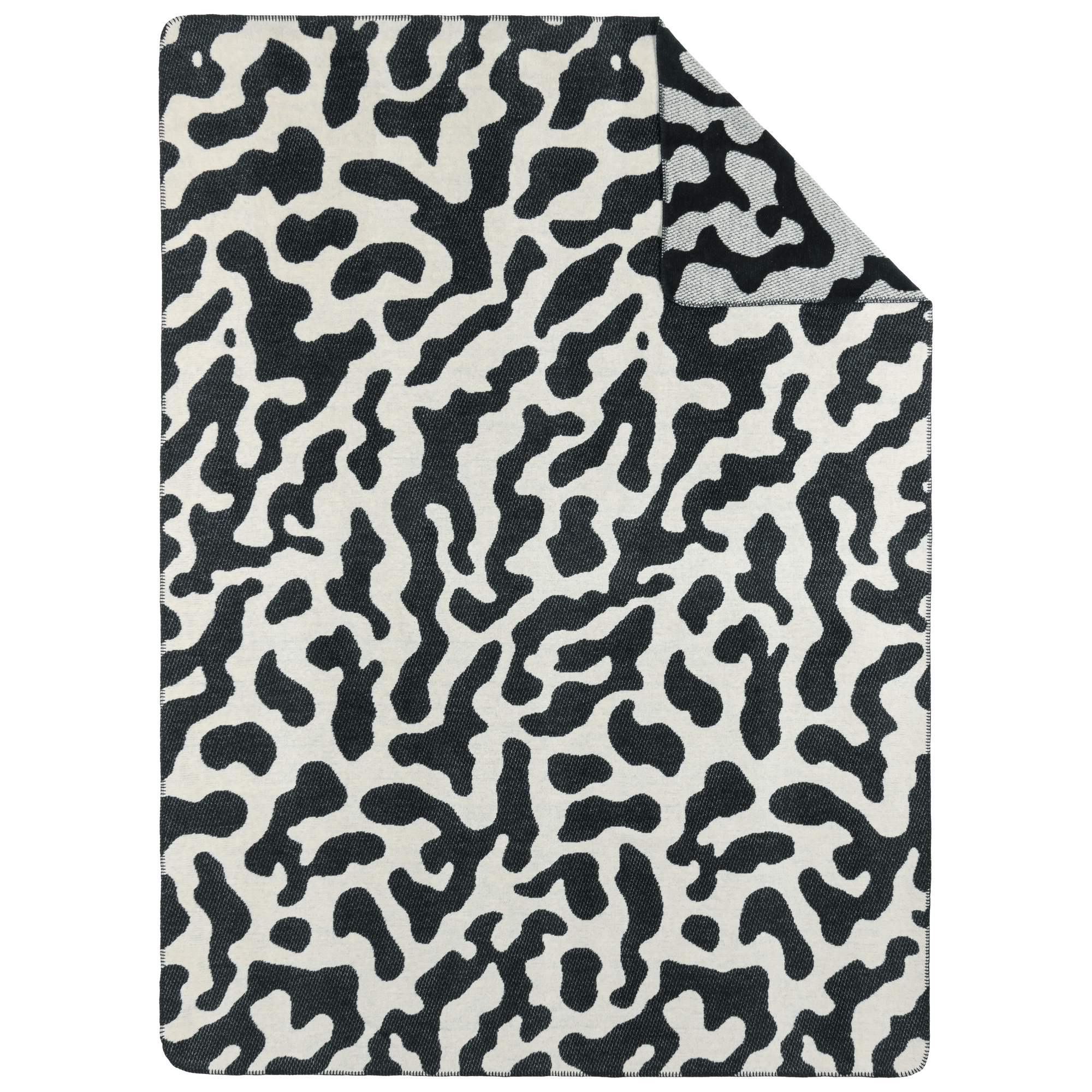 Teppich, Wohnzimmerteppich, Muster, Schwarzweiß, texturiert