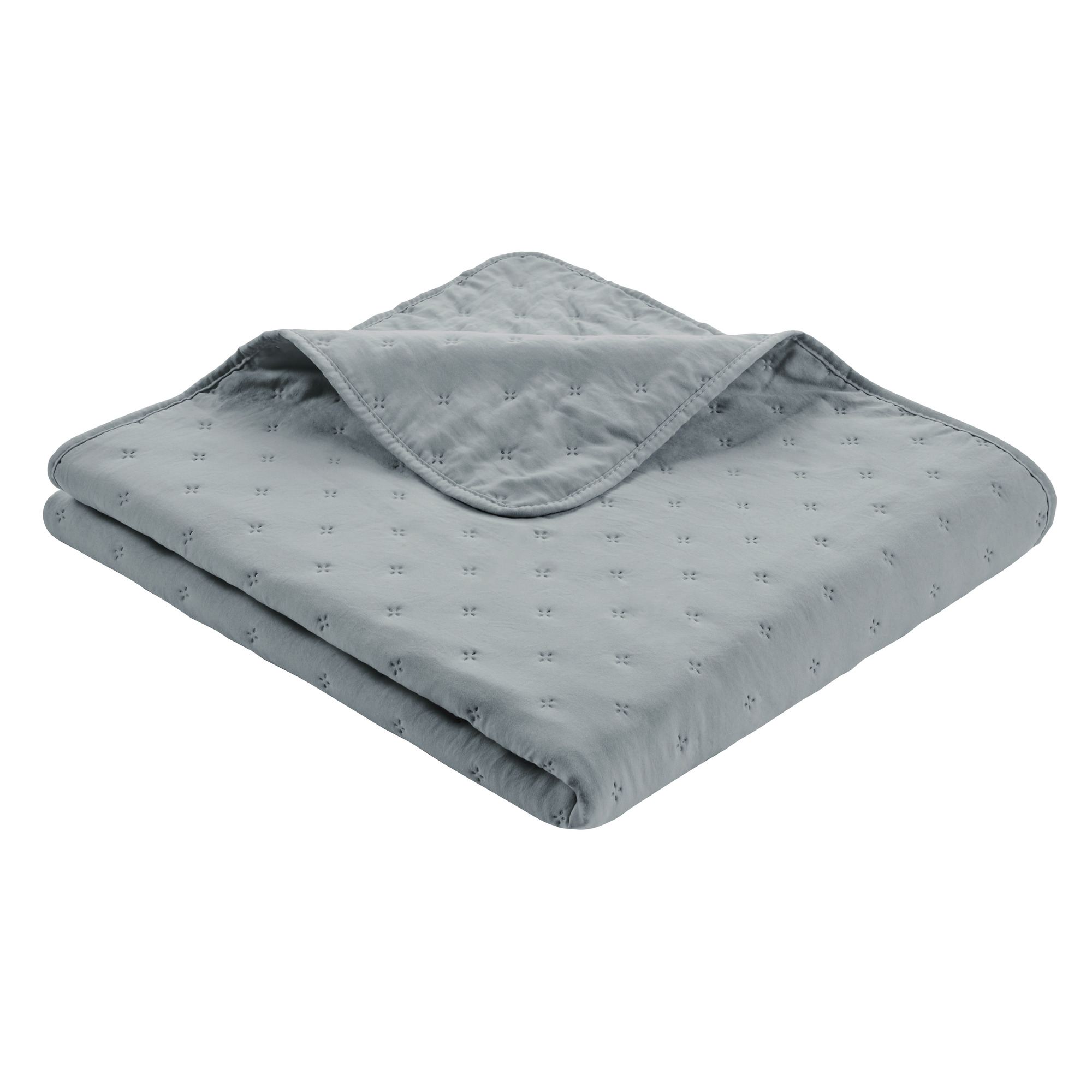 decke, weiche Decke, minky, -Steppung, grau