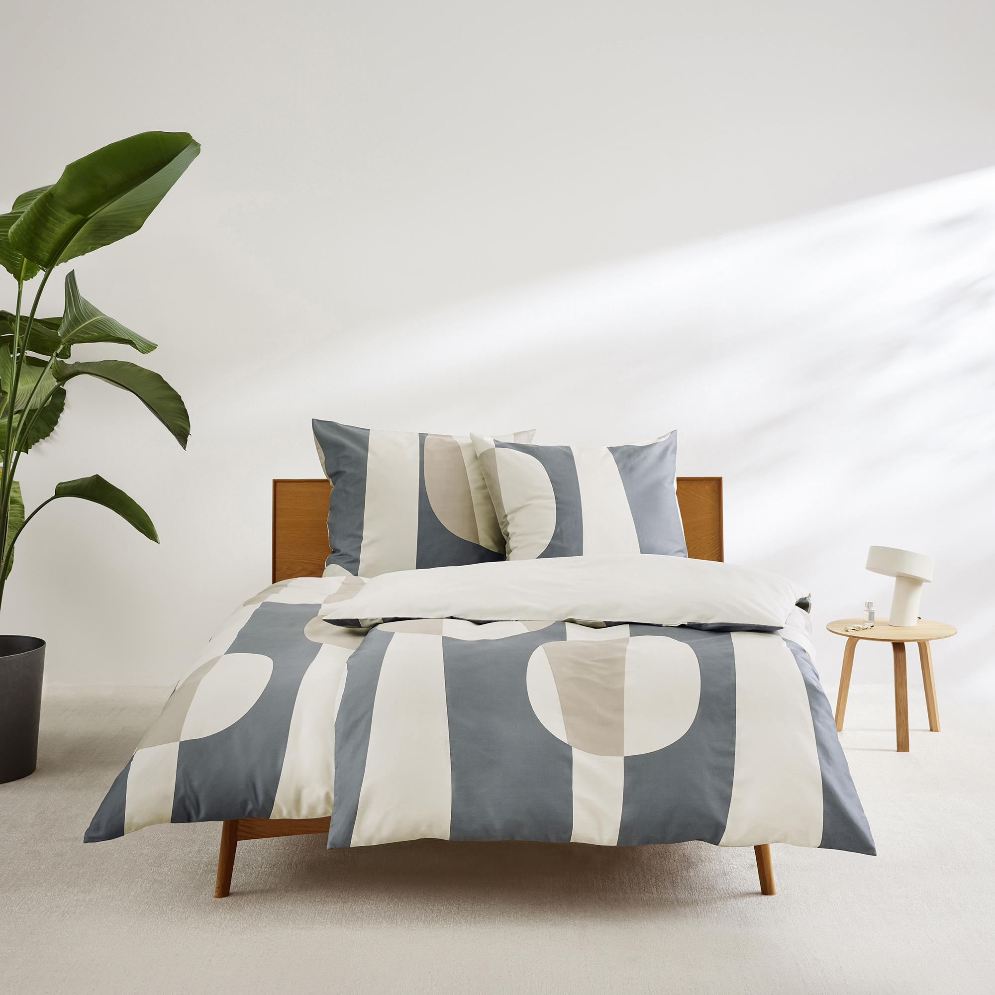 Moebel, Pflanze, Bett, Bettlaken