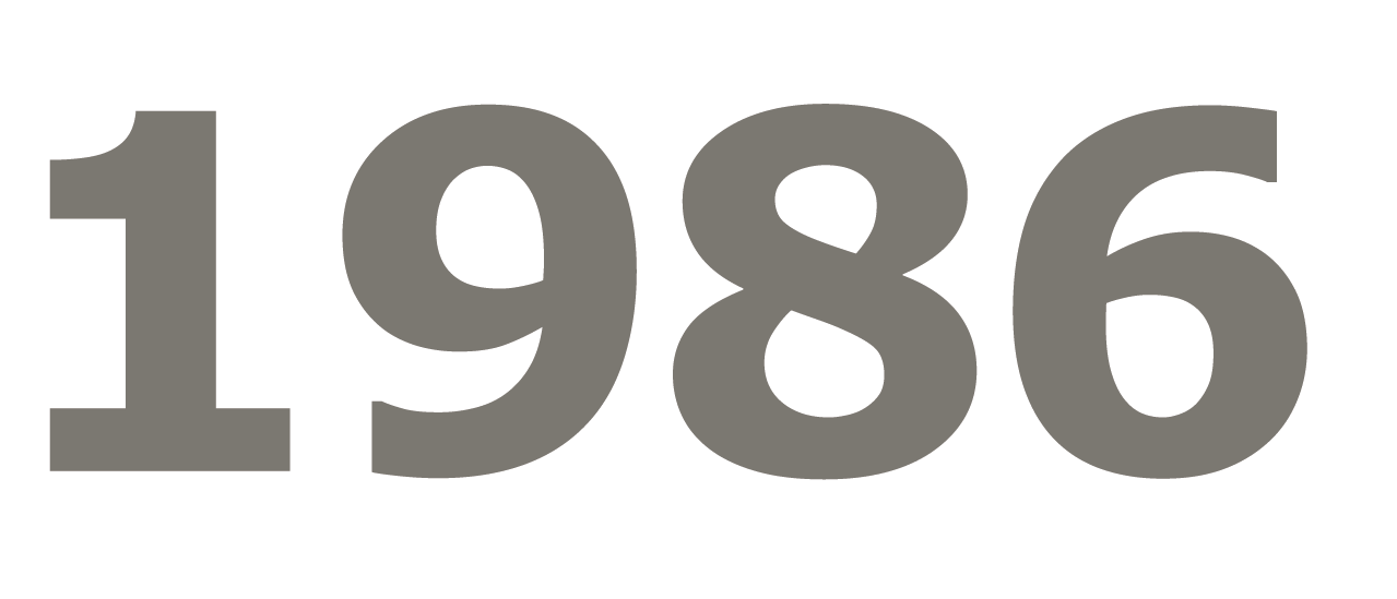 Jahr, 1986, Zahlen, Grafik, Text