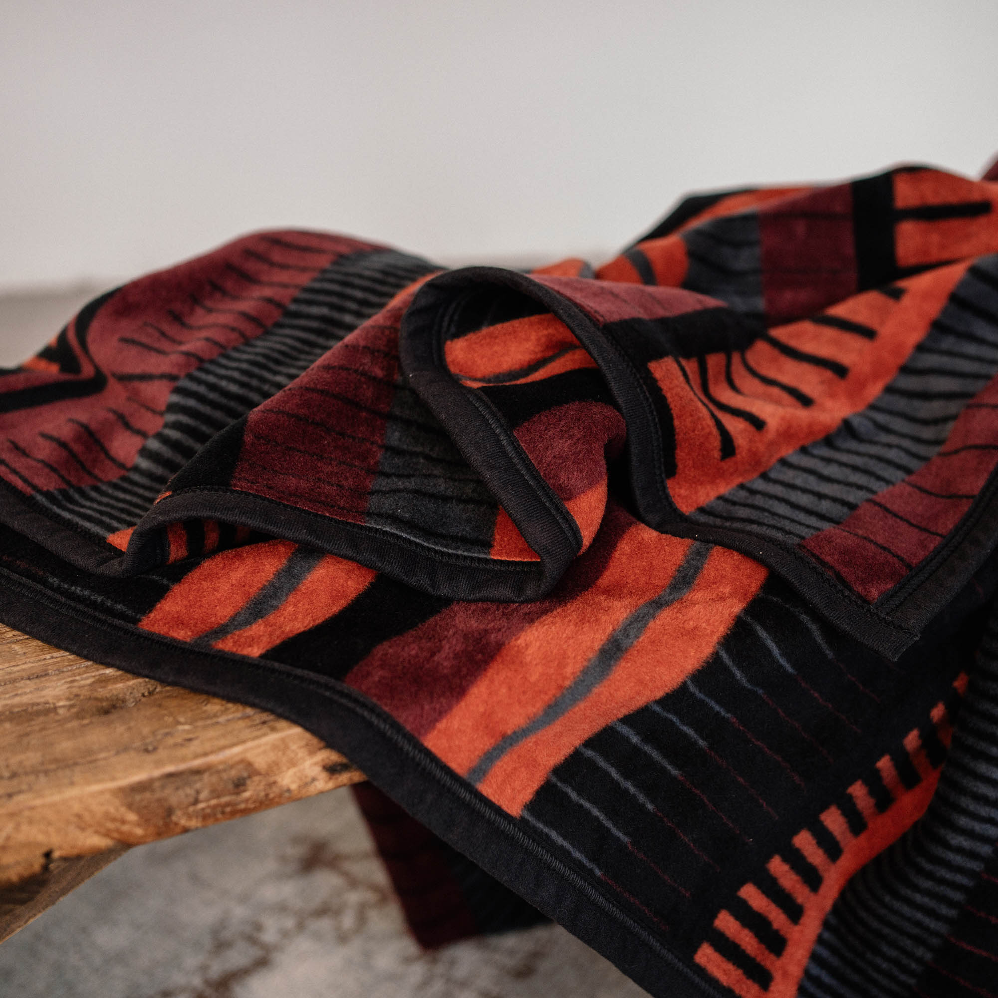 IBENA Decke Berat | Rot | 150 x 200 cm