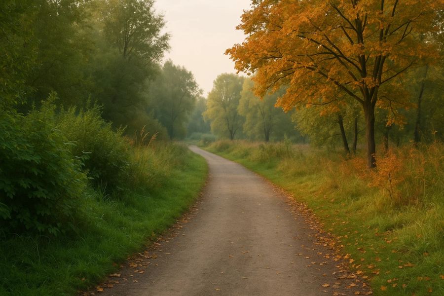Path, Outdoors, Road, Autumn