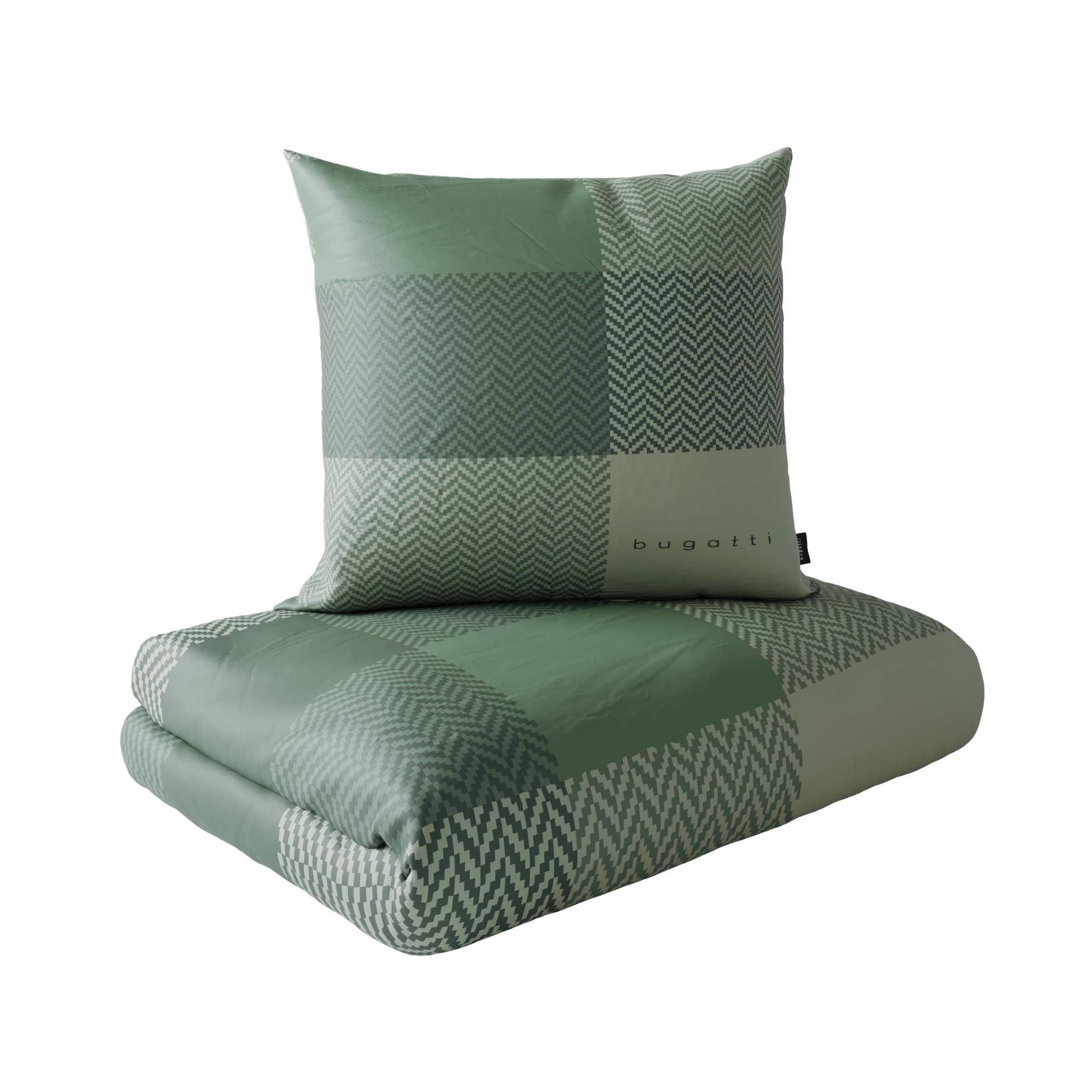 Bettkissen, Kissen, Bettdecke, Muster, Wendeoptik, bodenkissensitz, kissenset, grünes kissen, geometrisches muster, gewebtes bezug, Sofa-Decke, Kissen-Set, Faltmatte, Grüner Kissen, Geometrisches Muster, Kissen, Pillow, Duvet, Grün, Zickzackmuster