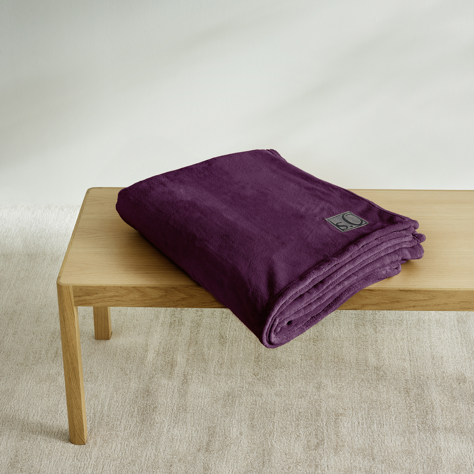 s.Oliver Decke Kuschelsoft | Lila