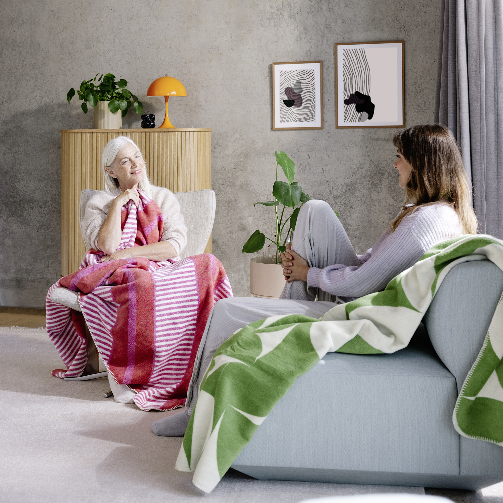 IBENA Baumwollmischdecke Mala