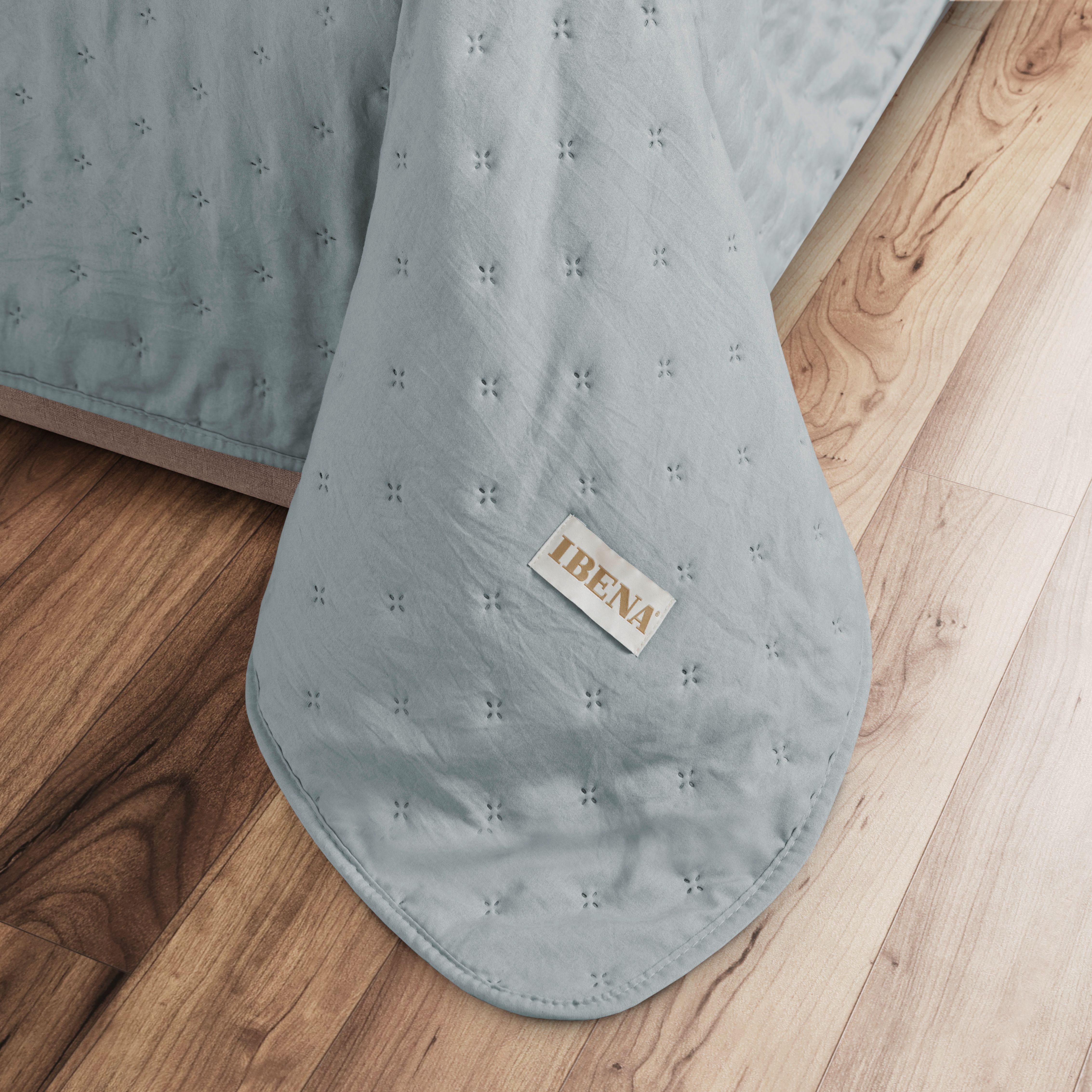 duvet, Bettüberwurf, Quilt, weiches Gewebe, I-BENA Etikett